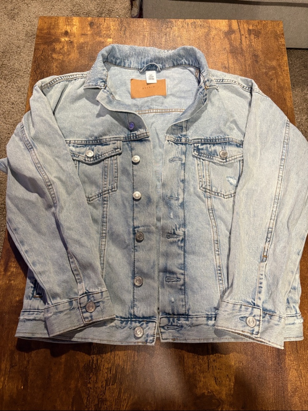 Light Wash Denim Jean Jacket - Women